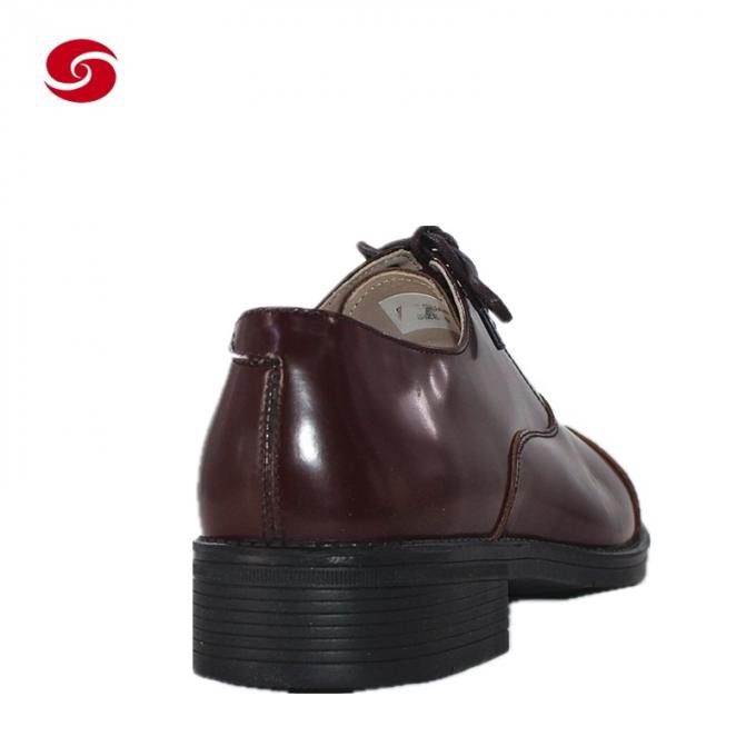 Wine Red Military Police Shoes/ Officer Shoes/ Parade Shoes/ Leather Shoes/Office Shoes/ Dress Shoes/ Men Shoe/ Footwear/ Uniform Shoes
