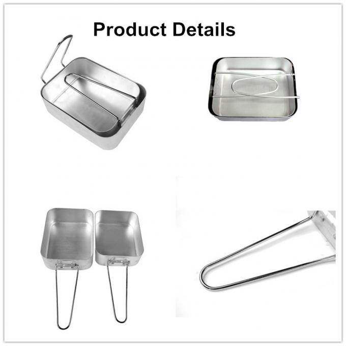 Wholesale Aluminum Military Outdoor Army Police Useful Lunch Box/Army   Police Military Army 1mm Thickness Aluminum Malaysia Two Piece Lunch Box