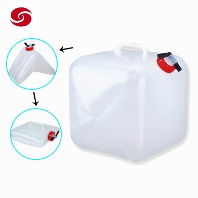   5L/10L/20 L LDPE Food Level Camping Folding Plastic Relief Military Water Jerry Can for Army