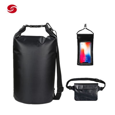 Customized 500d PVC Tarpaulin Float Beach Swim Bag Waterproof Roll Top Outdoor Sports Hiking Dry Bag