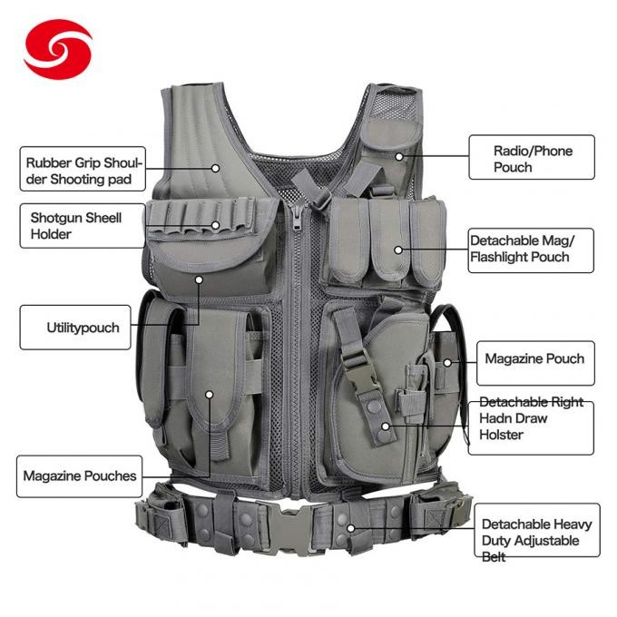 China Xinxing Multifunctional Police Military Security Army Airsoft Assault Swat Vest