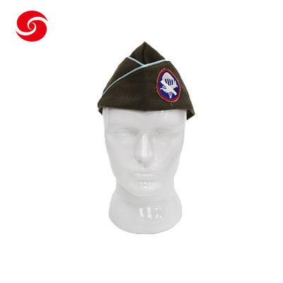 Military Police Captain Navy Officer Garrison Cap With Embroidered Logo