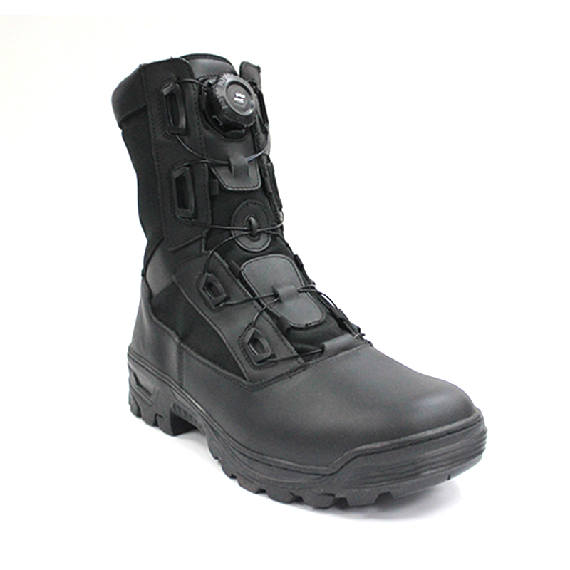 China Xinxing's Waterproof BOA  Lacing SystemTM Black Leather Boots
