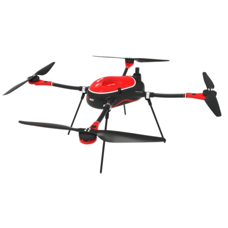10kg payload surveillance drone 85 minute flight time folding quadcopter