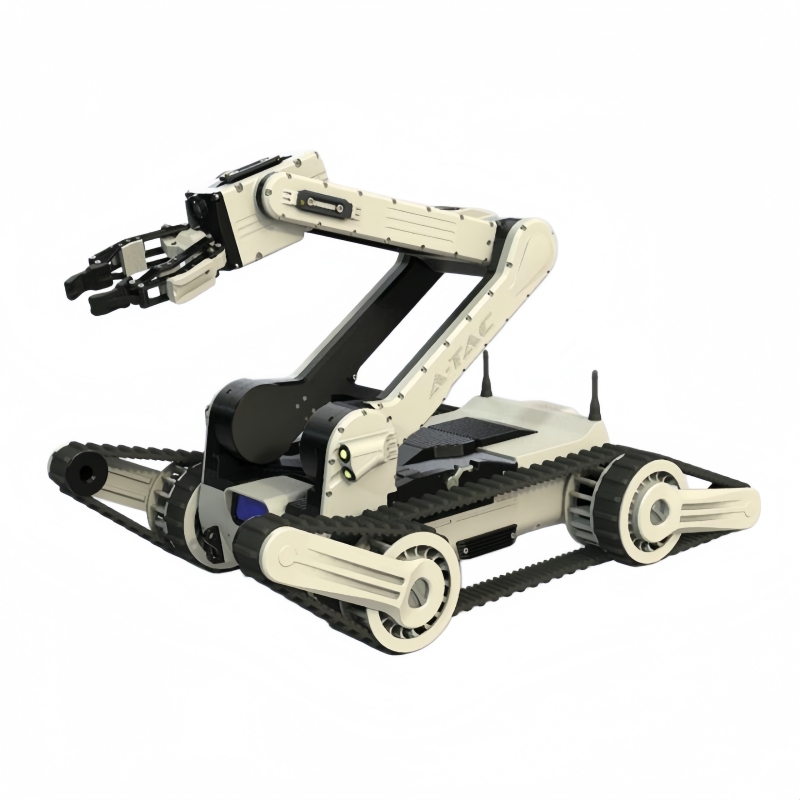 A-TAC 20kg lightweight EOD robot staircase climbing 5-DOF arm handheld touch control