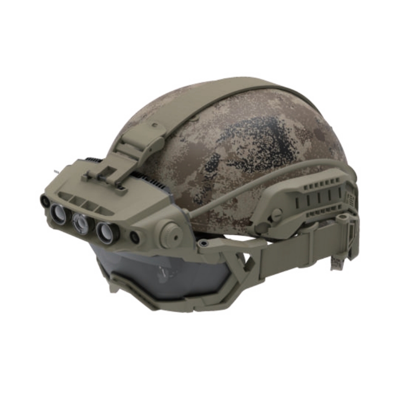 AI combat helmet with target recognition