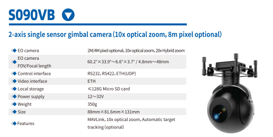Compact thermal imaging payload for UAV